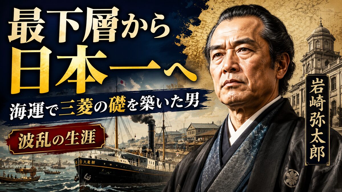 岩崎弥太郎は何をした人？弥太郎AIと簡単に分かりやすくまとめてみた
