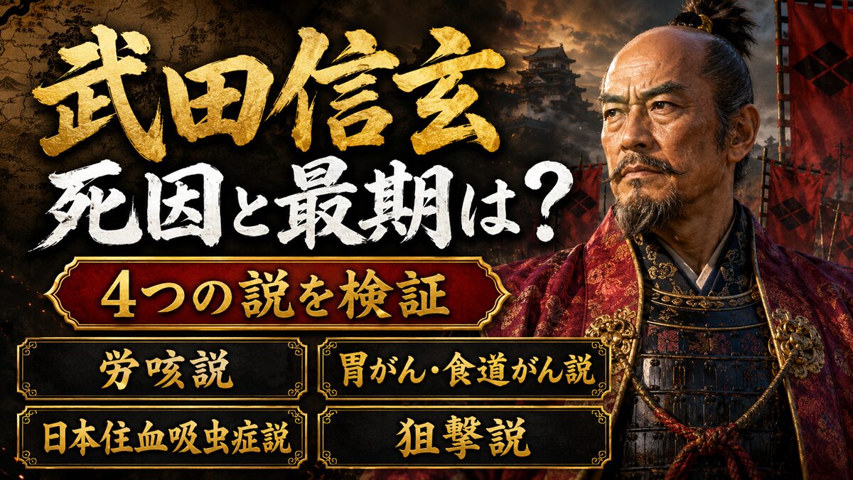 武田信玄の死因と最期は？信玄AIと4つの説を検証してみた